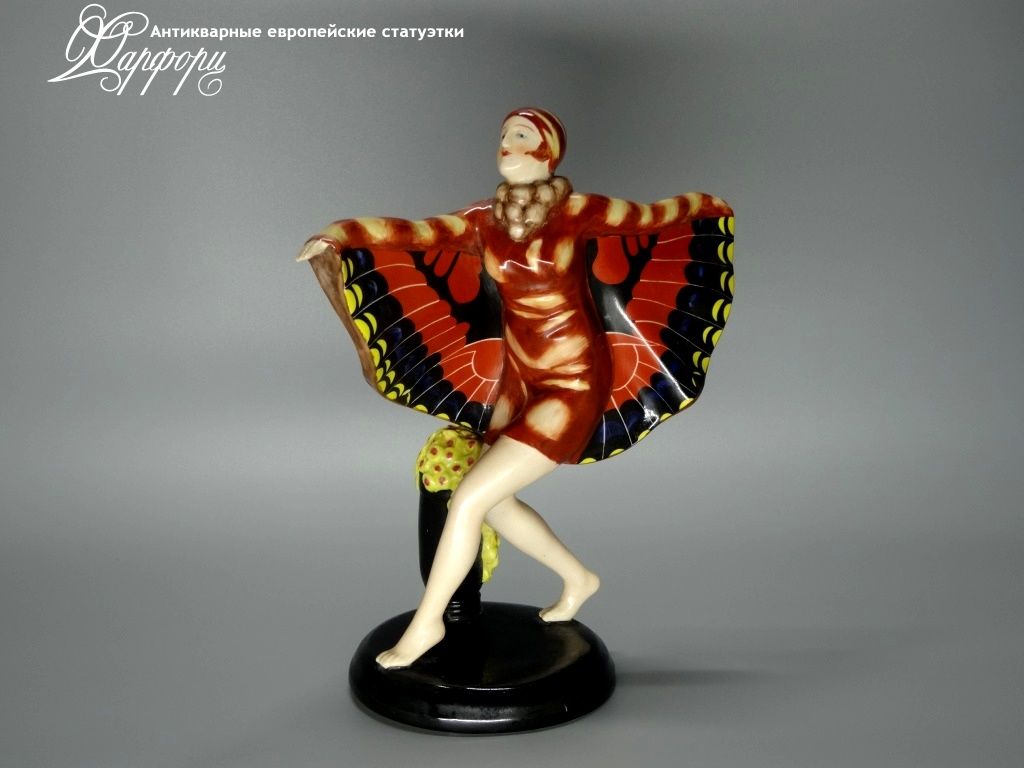 Фарфор, статуэтка, антиквариат, Австрия, Goldscheider